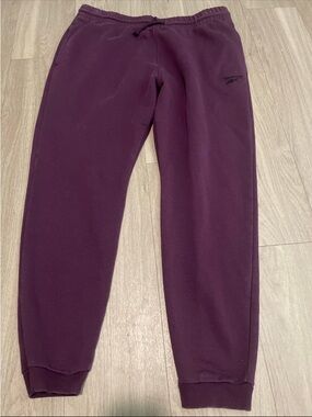 Reebok Maroon Women's Fleece Joggers